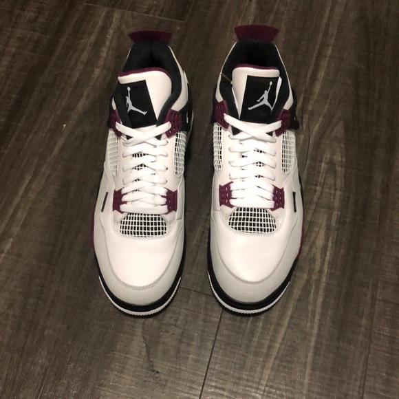 Paris Saint-Germain x Air Jordan 4 Retro 'Bordeaux - Picture 3 of 6